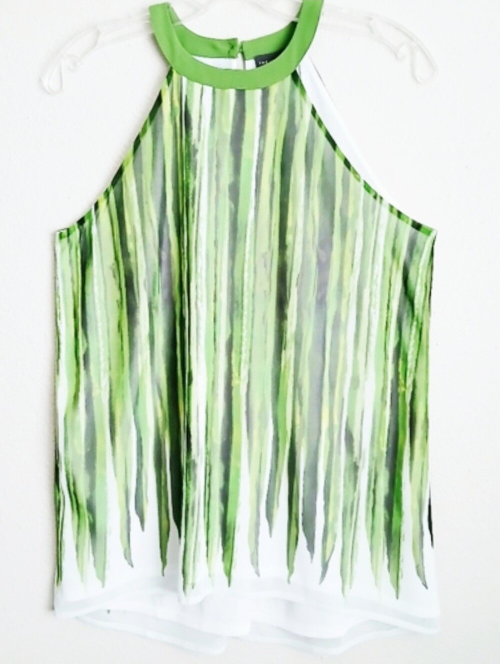 The Limited Palm Leaves Sleeveless Blouse Top Size Small